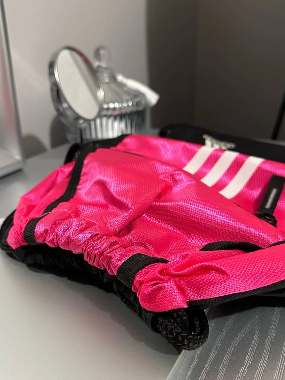 Adidas women’s Pink Drawstring Sports Bag
